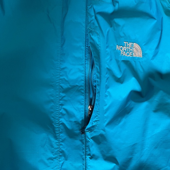 EUC The NORTH FACE Hyvent Lightweight Hooded Rain Jacket W/zippers,pockets SZ:MM - Picture 8 of 11